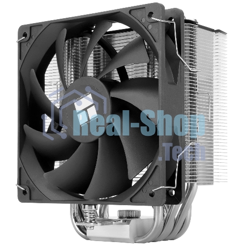 Кулер для процессора Thermalright Burst Assassin 120 SE черный/серебристый (4-pin PWM, 148мм, Al/Cu, 6x6мм, 1x120мм, 66.17CFM, 25.6dBA, 1550RPM, S: 1851/1700/1200/115X, AM5/AM4)