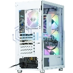 Компьютерный корпус MidiTower Zalman I3 NEO белый (ATX, front mesh, USB 2.0 x1, USB 3.0x2, 4x120мм RGb fan, без БП) (I3 NEO White)
