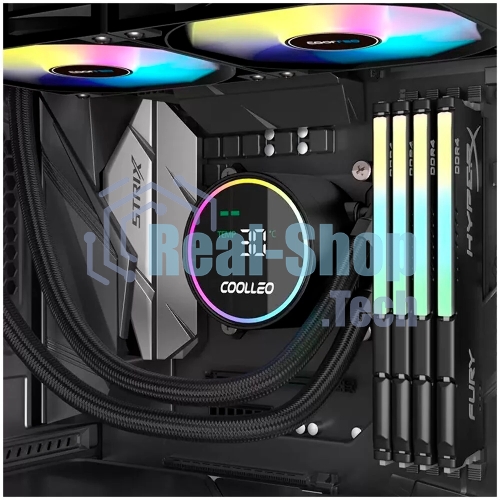 Система жидкостного охлаждения Coolleo ICE Fairy DIG 240 LITE BK (DIG-240-LITE-BK)