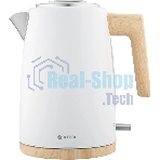 Чайник электрический Vitek VT-1154 1.7л. 2200Вт белый/дерево