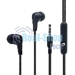 Проводные наушники Oklick HS-S-250 черный, внутриканальные, Jack 3.5 мм