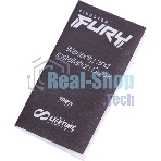 Оперативная память Kingston Fury Beast, DDR5, 32GB (2x16GB), 5200MHz, CL40, DIMM, радиатор, черный
