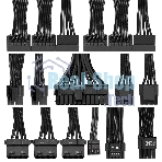 Блок питания 650W ExeGate 80 PLUS® GOLD 650VSP FС (ATX3.0, APFC, КПД 90% (80 PLUS Gold), 120мм fan, 24pin, 2x(4+4)pin, PCIE5.0/12VHPWR, 2xPCI-E, 6xSATA, 3xIDE, 1xFDD, Full Cable Management, black, Color box)