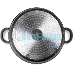 Кастрюля Lara LR02-207 Rio 30 см, 7.3 л, мрамор, капсулированное индукционное дно, крышка
