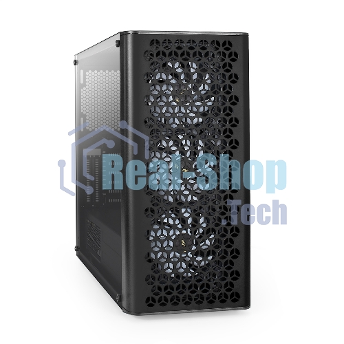 Компьютерный корпус Miditower ExeGate EVO-9202-NPX600 (ATX, БП 600NPX с вент. 12 см, с окном, 1*USB+1*USB 3.0, аудио, 3 вент. 12см с RGb подсветкой)
