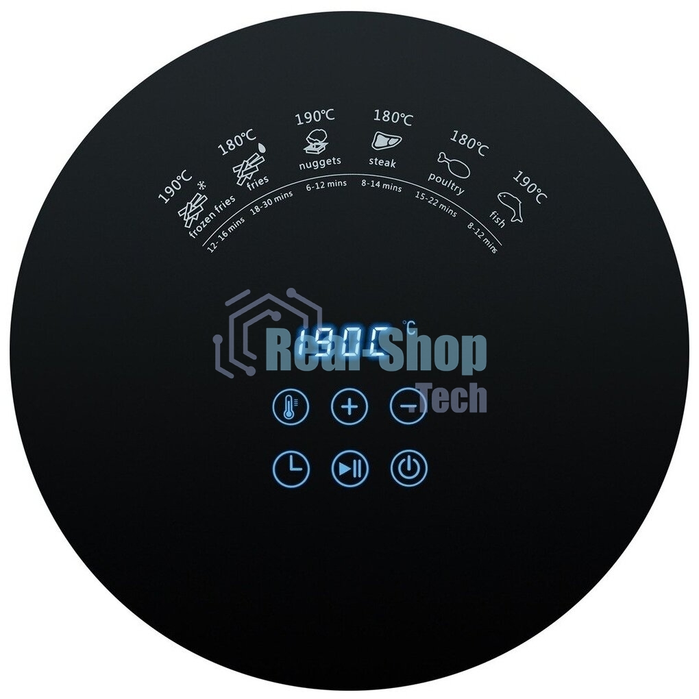 Аэрофритюрница Steba HF 1000 белый/чёрный, 1500 Вт, 3.5 л, 0.5 кг, съёмная чаша, антипригарное покрытие, таймер