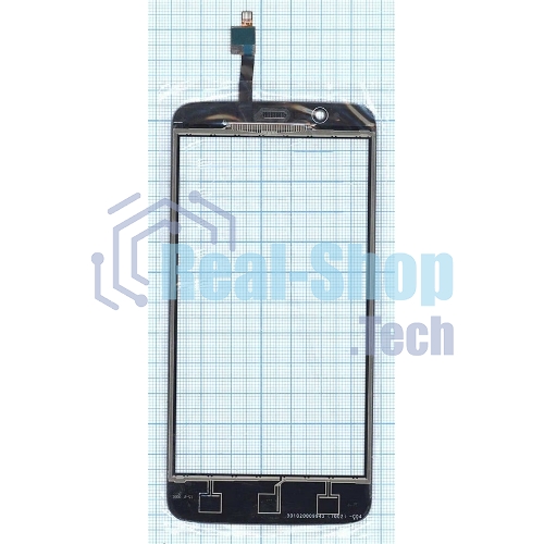 Сенсорное стекло (тачскрин) для ZTE Blade A310, серое