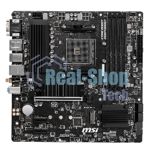 Материнская плата MSI B550M PRO-VDH WIFI, AM4, AMD B550, 4xDDR4, 4xSATA, 2xM.2, 1xPCIe 4.0 x16, 2xPCIe x1, 1xDisplayPort, 1xHDMI, 1xVGA, 1x 1Gb LAN, 2xUSB 2.0, 4xUSB 3.2 Gen 1, 3x3.5 мм, 7.1, mATX