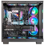 Система жидкостного охлаждения Thermaltake MAGFloe 420 Ultra ARGB Soc-AM5/AM4/1200/1700/1851 черный 4-pin 34.5dB Al+Cu LCD Ret (CL-W451-PL14SW-A)