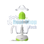 Соковыжималка Maxvi SG401 белый/зелёный, цитрусовая, 40 Вт, 700 мл, механическое