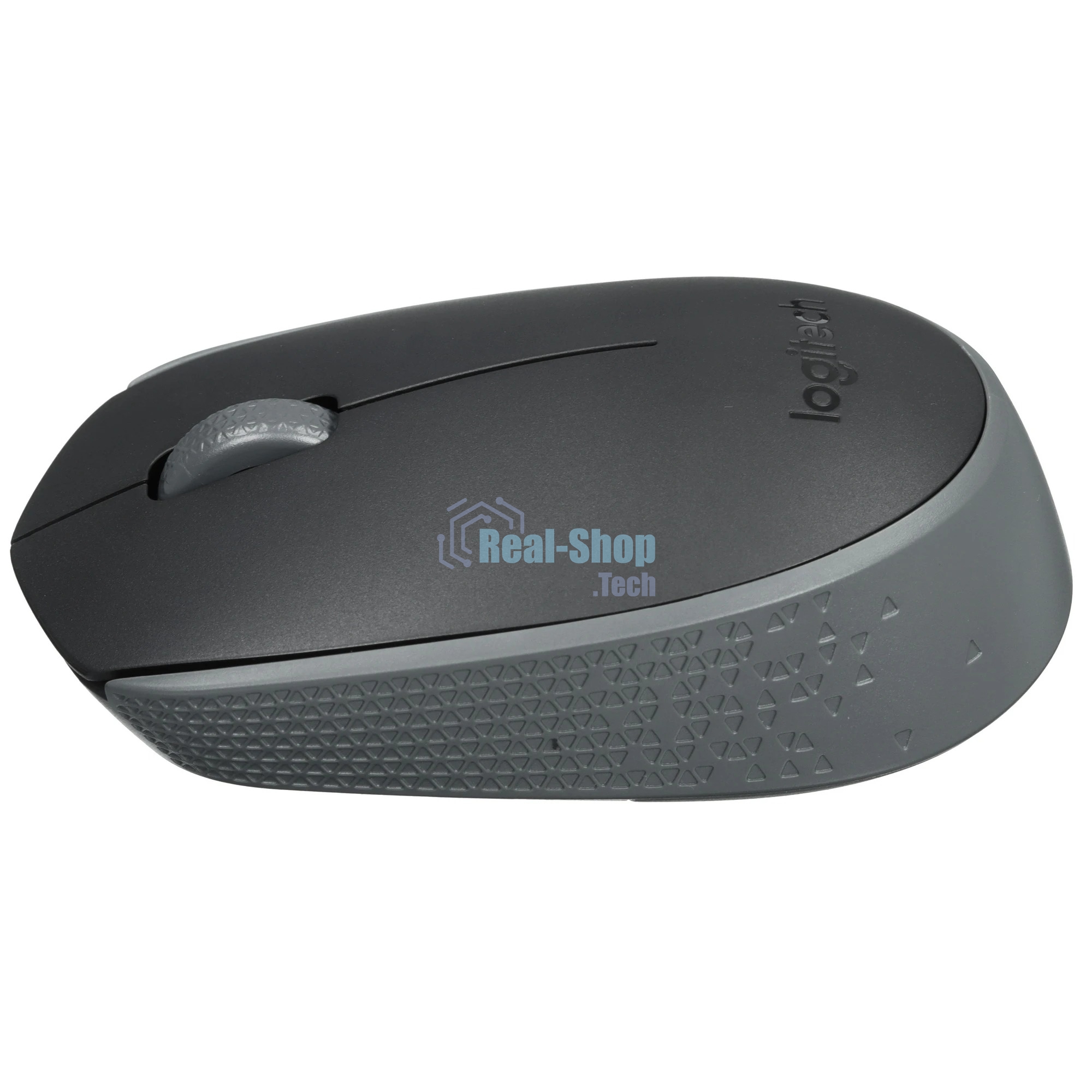 Мышь беспроводная Logitech M170 черный/темно-серый, 1000 dpi, радиоканал, USB, кнопки - 3