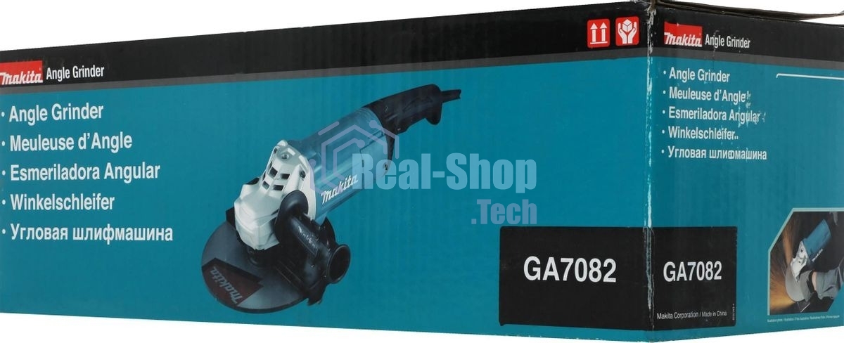 Угловая шлифовальная машина Makita GA7082 2700Вт 6600об/мин рез.шпин.:M14 d=180мм