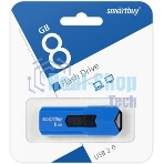 Флешка USB Smartbuy STREAM Blue (SB8GbST-B), 8Gb, USB 2.0, R/W 25/15, синий/черный
