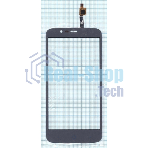 Сенсорное стекло (тачскрин) для ZTE Blade A310, серое