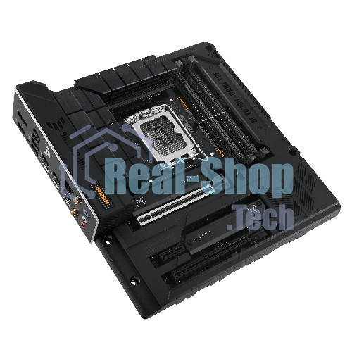 Материнская плата ASUS TUF GAMING B760M-BTF WIFI, LGA 1700, Intel B760, 4xDDR5, 4xSATA, 3xM.2, 1xPCIe 5.0 x16, 1xPCIe 4.0 x4, 1xPCIe x1, 1xDP, 1xHDMI, 1x 2.5Gb LAN, 1xUSB-A 3.2 Gen 2, 2xUSB-A 3.2 Gen 1, 4xUSB 2.0, 1xUSB-C 3.2 Gen 1, 1xUSB-C 3.2 Gen 2, 1xUSB-C 3.2 Gen 2x2, 3x3.5 мм, 7.1, mATX
