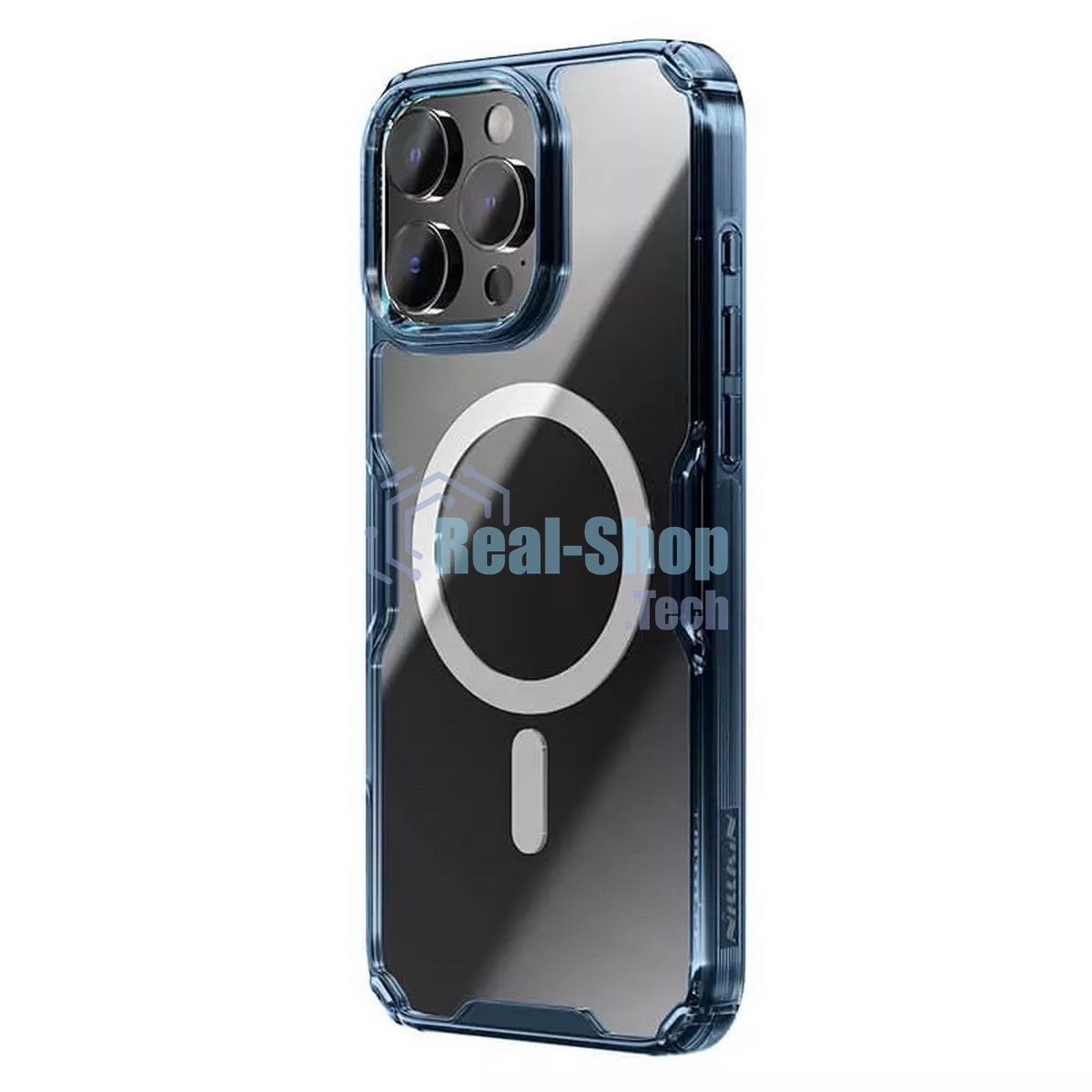 Чехол Nature TPU Pro Magnetic Case, синий, (AP IP16 Pro)