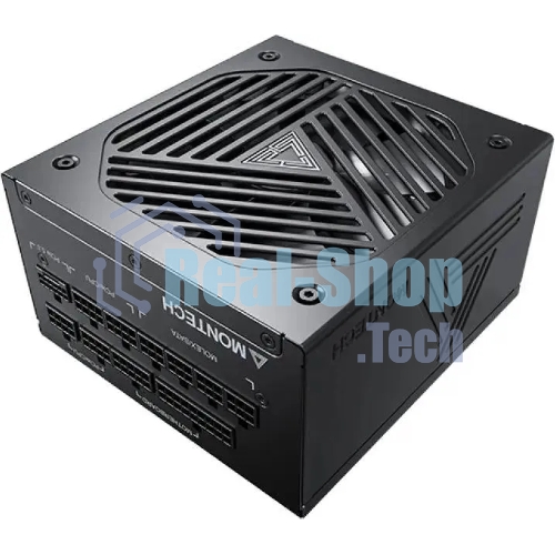 Блок питания Montech TITAN GOLD Gen.5 (TITAN GOLD 750 TIS0123), 750 Вт, 80 PLUS GOLD, 135 мм, модульный, черный