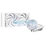 Система водяного охлаждения Deepcool LE240 V2 Pure Soc-AM5/AM4/1200/1700/1851 белый 4-pin 28.2-31.6dB Al 220W 1266gr Ret (R-LE240PURE-WHLNMD-G-1)