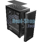 Корпус без блока питания Raijintek ARCADIA 41, Midi-Tower, TG, 1x120мм, 2xUSB-A 3.0 + 1xUSB-C, ATX, mATX, mITX Black