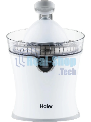 Соковыжималка Haier HJ-700 белый, цитрусовая, 100 Вт, 700 мл, механическое