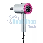 Фен Kelli KL-1101 серебристый/розовый, 2400 Вт