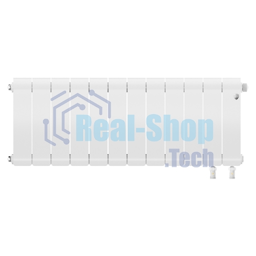Радиатор биметаллический Royal Thermo Infinity 300 Bianco Traffico VR80 - 12 секц.