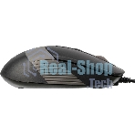 Мышь проводная A4Tech Fstyler FM10 черный/серый, 1600 dpi, USB, кнопки - 4