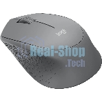 Мышь беспроводная Logitech M280 серый, 1000 dpi, радиоканал, USB, кнопки - 3