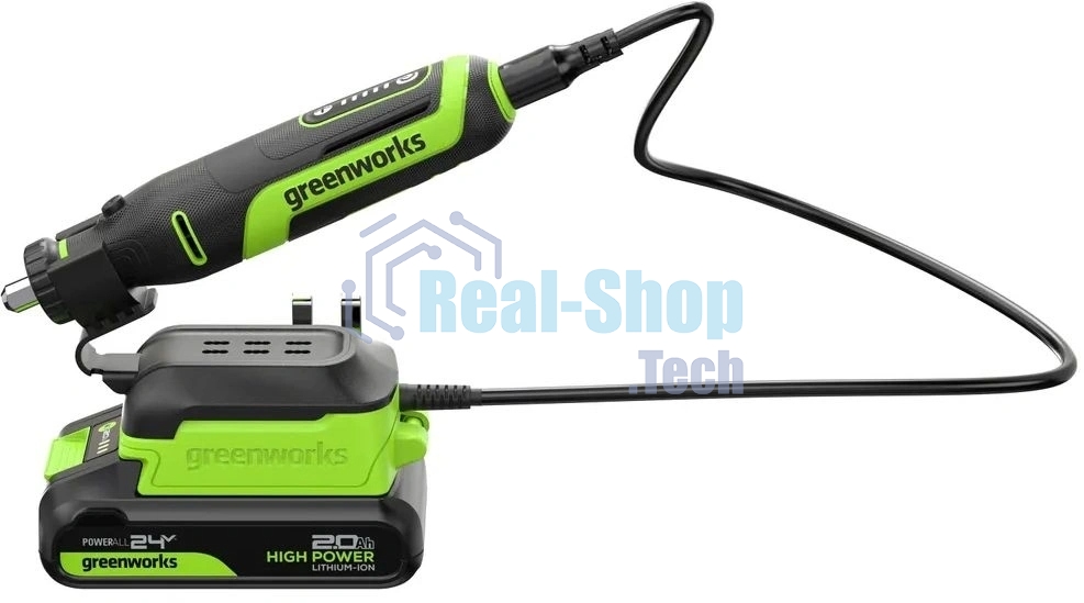 Гравер Greenworks G24RT 50Вт насадок:52