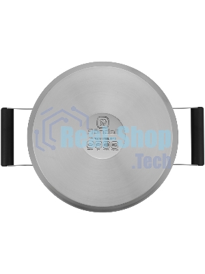 Кастрюля Rondell Bayoneta RDS-1808 5.1 л. d=24 см (с крышкой) стальной
