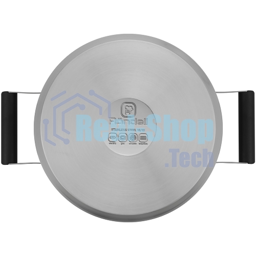 Кастрюля Rondell Bayoneta RDS-1808 5.1 л. d=24 см (с крышкой) стальной