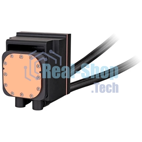 Система жидкостного охлаждения Thermaltake MAGFloe 420 Ultra ARGB Soc-AM5/AM4/1200/1700/1851 черный 4-pin 34.5dB Al+Cu LCD Ret (CL-W451-PL14SW-A)