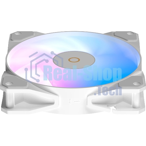 Вентилятор для корпуса Ocypus Beta F12 WH ARGB Reverse Blade White (Beta-F12-WH1AM01X-GL)