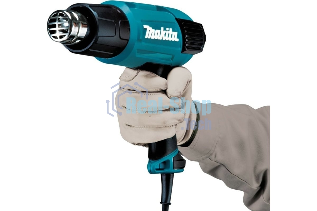 Фен Makita HG 6031 VK 1800Вт 250-500л/мин с регулировкой, с насадками, кейс