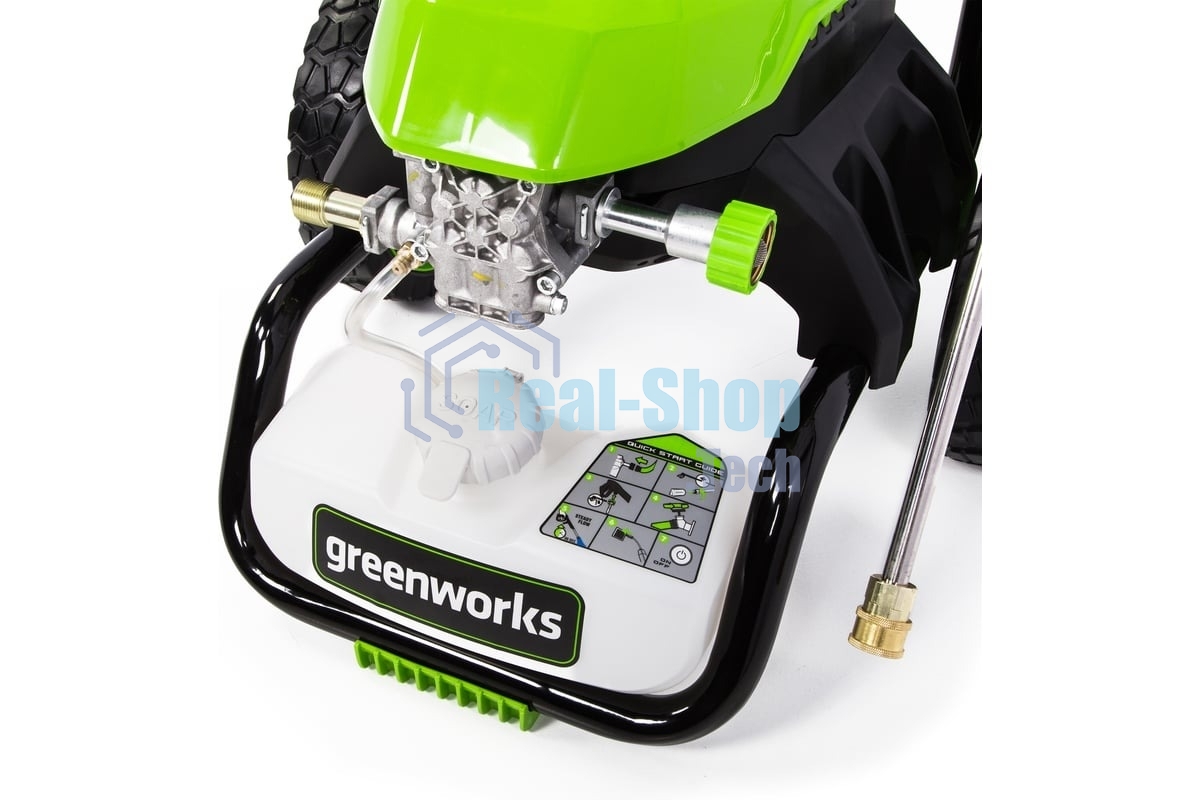 Мойка высокого давления электрическая GreenWorks GHP2000 140 bar (5105507)
