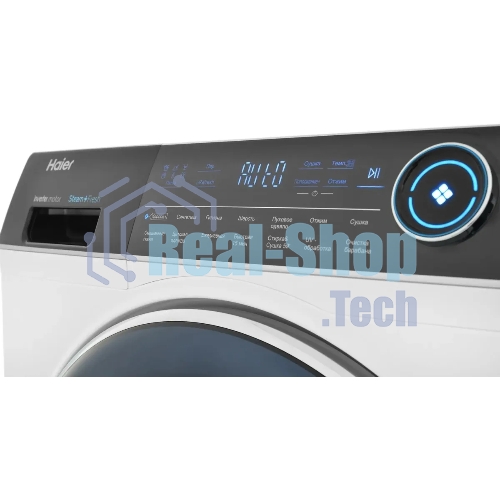 Стиральная машина Haier HWD80-BP14979 белый, загрузка фронтальная 8 кг, 5 кг - сушка, 1400 об/мин, класс: B