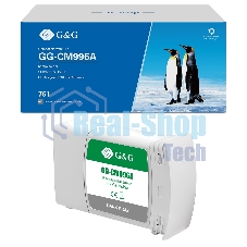 Картридж струйный G&G GG-CM996A 761 темно-серый (400 мл) для HP Designjet T7100/T7200