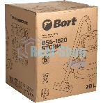 Строительный пылесос Bort BSS-1620-Storm синий, 270/1600 Вт, уборка сухая/влажная, пылесборник мешок/контейнер, 20 л
