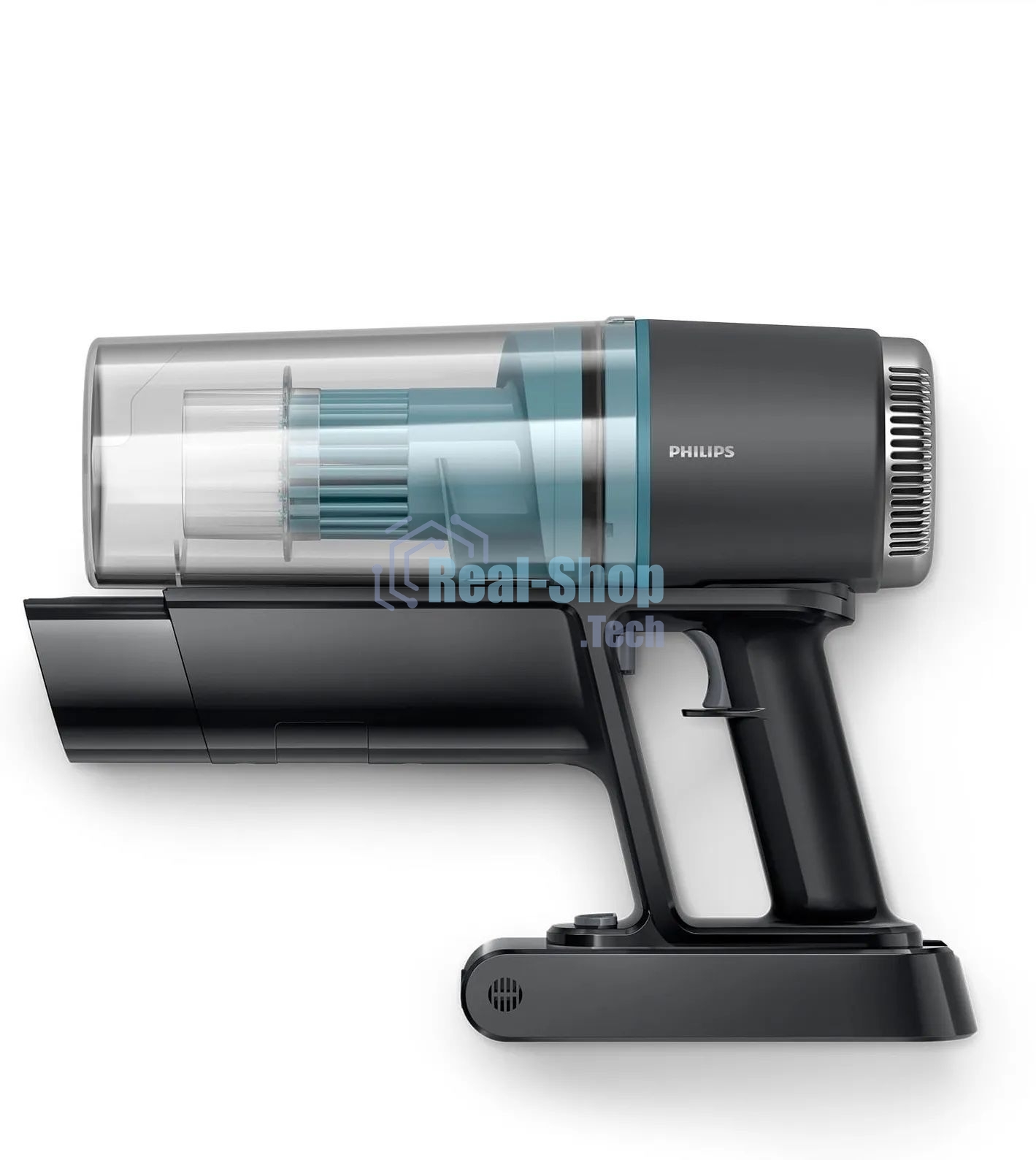 Пылесос вертикальный Philips XC3133/01 черный, питание от аккумулятора, уборка сухая/влажная, пылесборник 0,4 л