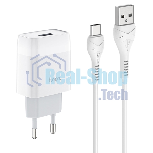 Сетевое зарядное устройство HOCO (6931474713018) для Type-C C72Aa White