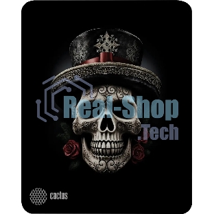 Коврик для мыши Cactus Scull 250x200x3мм (CS-MP-D05S)