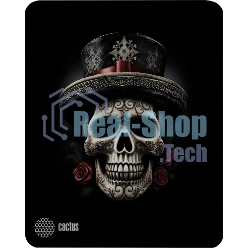Коврик для мыши Cactus Scull 250x200x3мм (CS-MP-D05S)