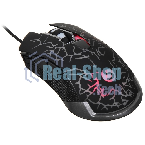 Мышь проводная SunWind SW-M705G черный, 3600 dpi, USB, кнопки - 6