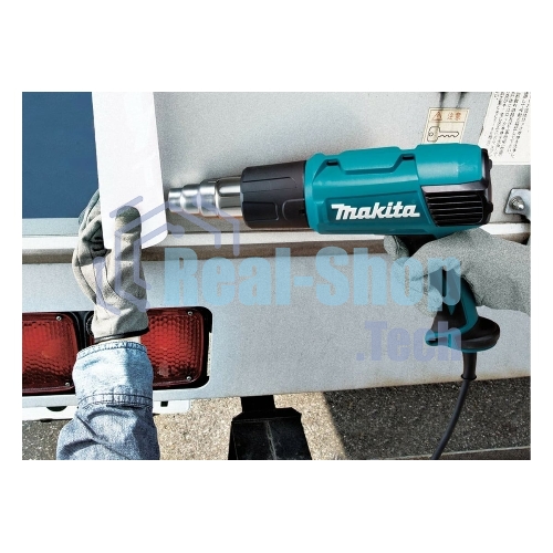 Фен Makita HG 6031 VK 1800Вт 250-500л/мин с регулировкой, с насадками, кейс