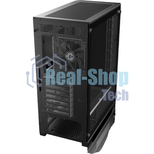 Корпус без блока питания Raijintek ARCADIA 41, Midi-Tower, TG, 1x120мм, 2xUSB-A 3.0 + 1xUSB-C, ATX, mATX, mITX Black