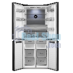Холодильник Maunfeld MFF192NFSB01 Inverter черная сталь трехкамерный 334/184л морозилка снизу, No Frost, Side by Side