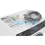 Стиральная машина Haier HWD80-BP14979 белый, загрузка фронтальная 8 кг, 5 кг - сушка, 1400 об/мин, класс: B