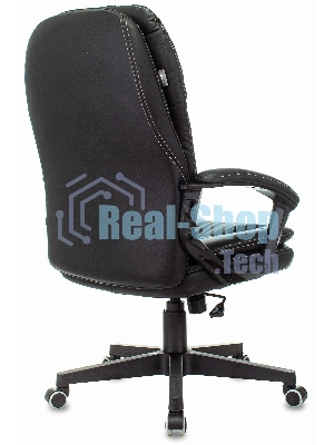 Кресло Бюрократ CH-868N Leather Venge черный, экокожа