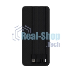 Портативный аккумулятор Maxvi PB10-09 10000 мАч, 2A USB + кабели: Type-C/Lightning/MicroUSB