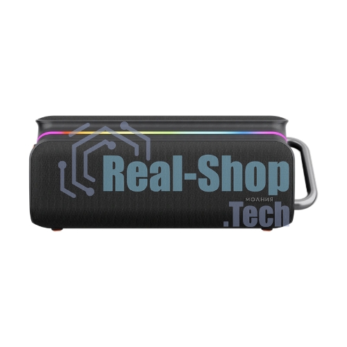 Колонка портативная Ural Молния Бит черный 420W 1.1 BT/3.5Jack/USB-C 10м 8000mAh (без.бат)